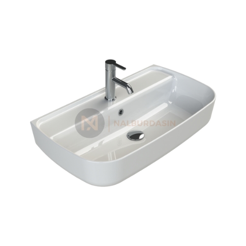 CeraStyle%20Aqua%20Tezgahüstü%20Lavabo%2075x40%20cm%20(Duvara%20Sıfır%20Lavabo)