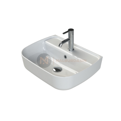 CeraStyle%20Aqua%20Tezgahüstü%20Lavabo%2055x42%20cm%20(Duvara%20Sıfır%20Lavabo)