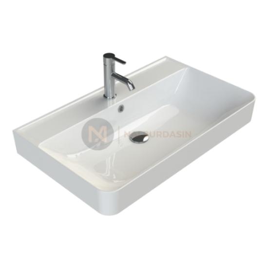 CeraStyle Hera Tezgahüstü Lavabo 80x48 cm