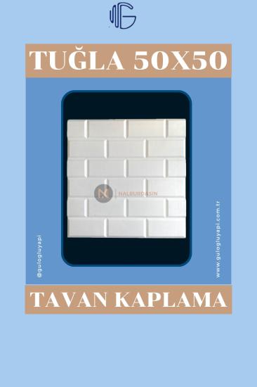 Tuğla Tavan Kaplama 50x50 Cm 