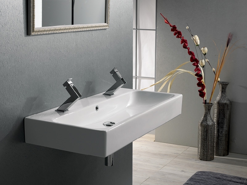 CeraStyle%20Pinto%20Etajerli%20Lavabo%20100x47%20cm%20(Tek%20Hazneli,%20Çift%20Batarya%20Delikli)